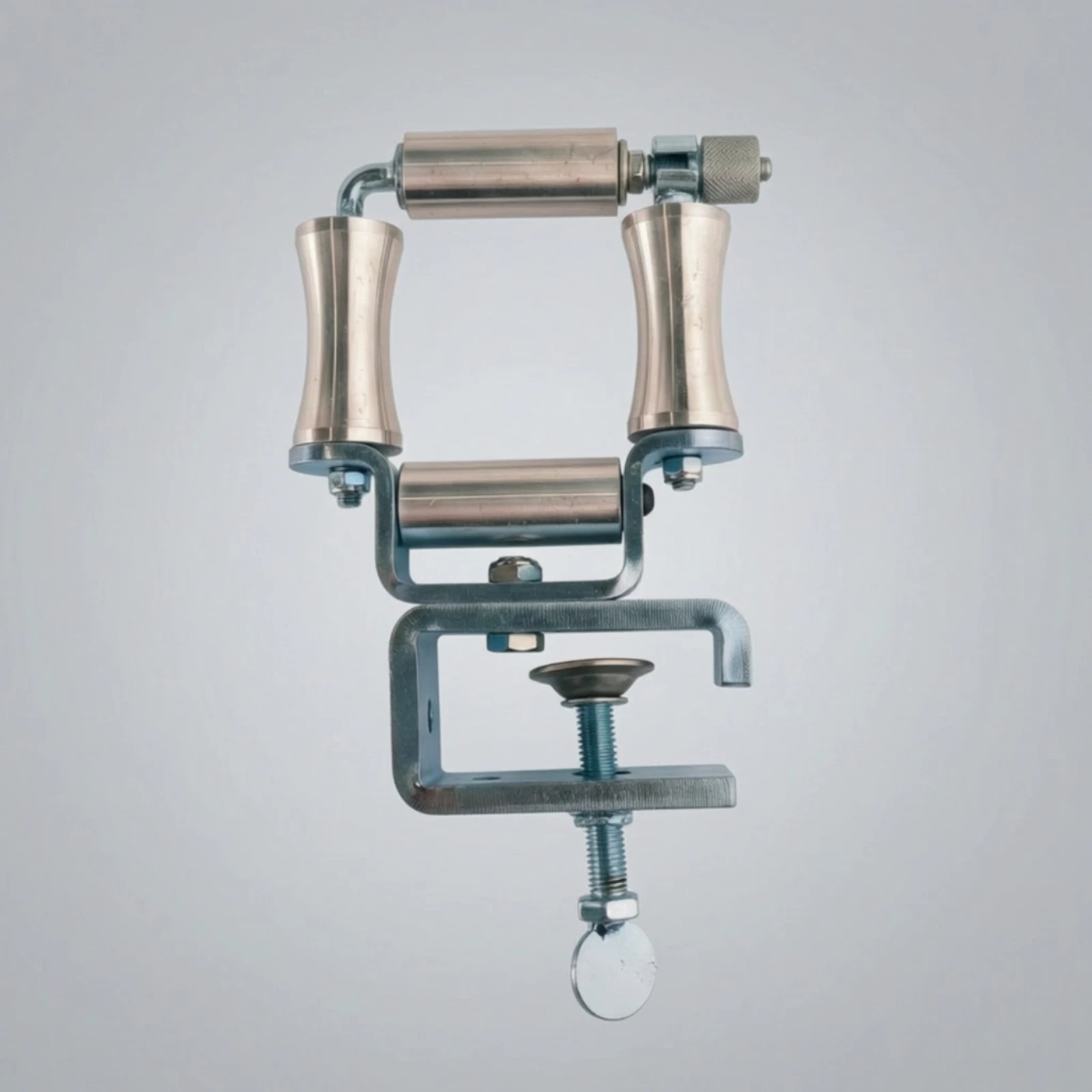 Cable Pulley Clamp Compact Cable Guide with Rollers Roller Clamp Heavy-Duty Hardware Long-Lasting for Electricians, Workshops