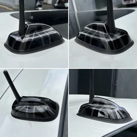 미니 쿠퍼 S JCW F55 F56 F66 F65 자동차 외장 트림 안테나 장식 커버 스티커 자동차 스타일링 액세서리