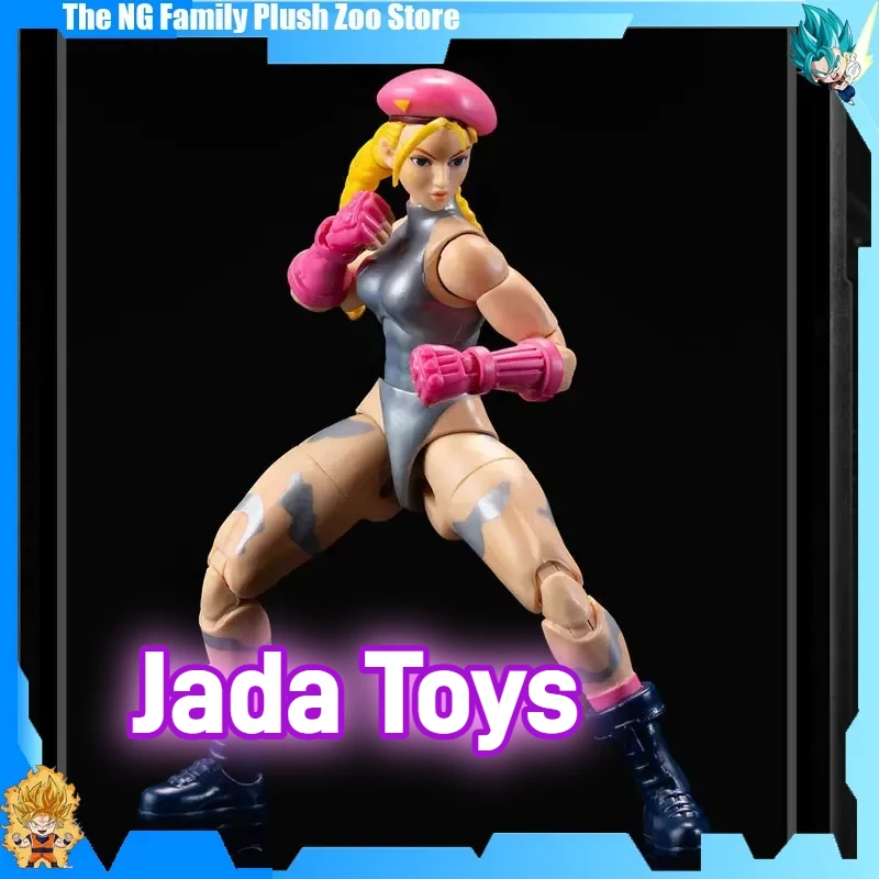 

Jada Toys Ultra Street Fighter II Cammy Heterochrome 6-Inch Action Figure - Collectible Model Statue Toy Gift for Fans