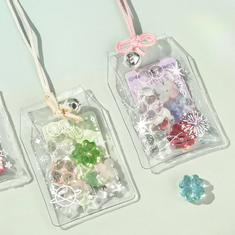 

Милый креативный дизайн, амулет, подвеска в виде клевера для здоровья, карьеры, Lucky Peace, Kawaii, модный кулон для скрапбукинга, ремешок