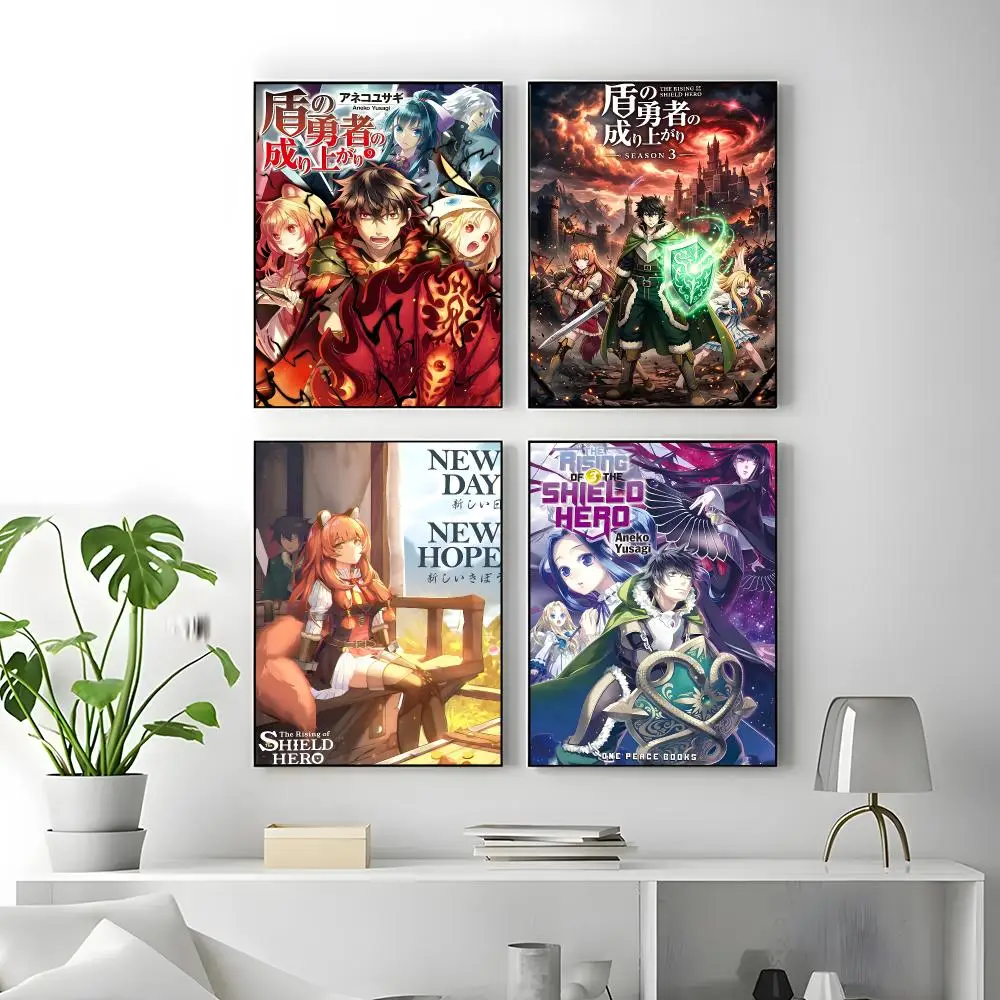 Anime The Rising of the Shield Hero Poster Poster High Quality Wall Art for Home Office Bedroom Living Room Perfect
