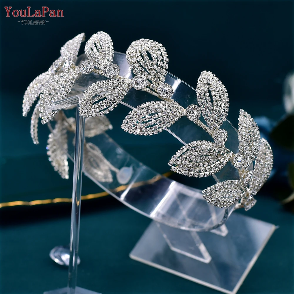 Youlapan Hochzeit Haarschmuck Braut Haarband Strass Brautjungfer Schmuck Kristall Frauen Stirnband Mode Kopf bedeckung HP578