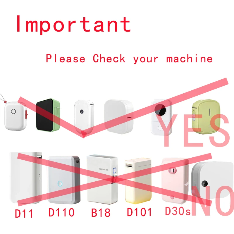 5PK  D30 Label Tape  P11 Adhesive Lable Paper Suit For P15  L11 P12 Sticker Paper Water Proof  D30 Thermal Label