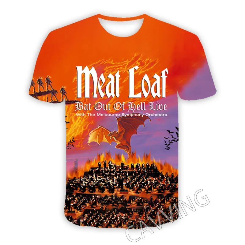 New Fashion Women/Men's 3D Print   Meat Loaf  Casual T-shirts  Hip Hop Tshirts Harajuku Styles Tops Clothing