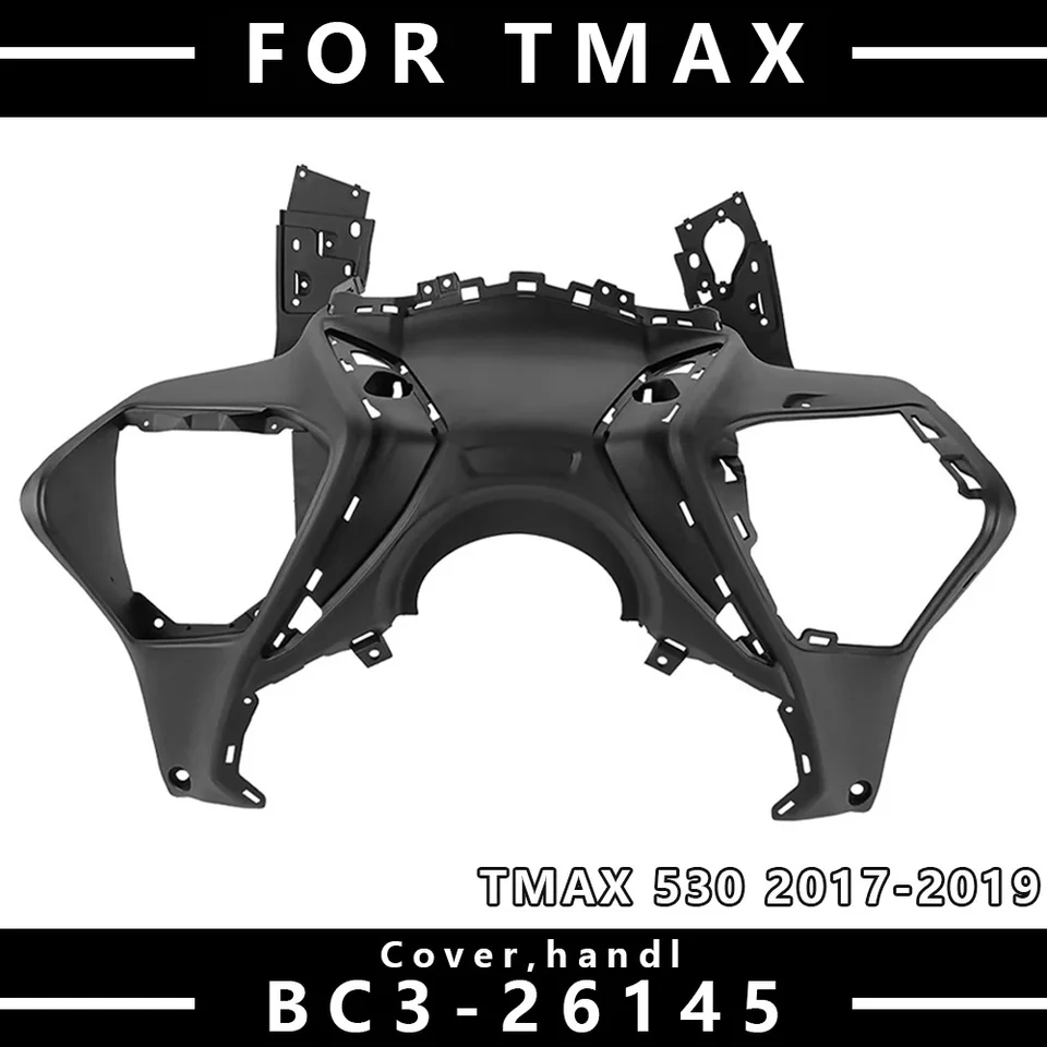 Black ABS Inner Fairing Set for YAMAHA TMAX 530 2017-2019