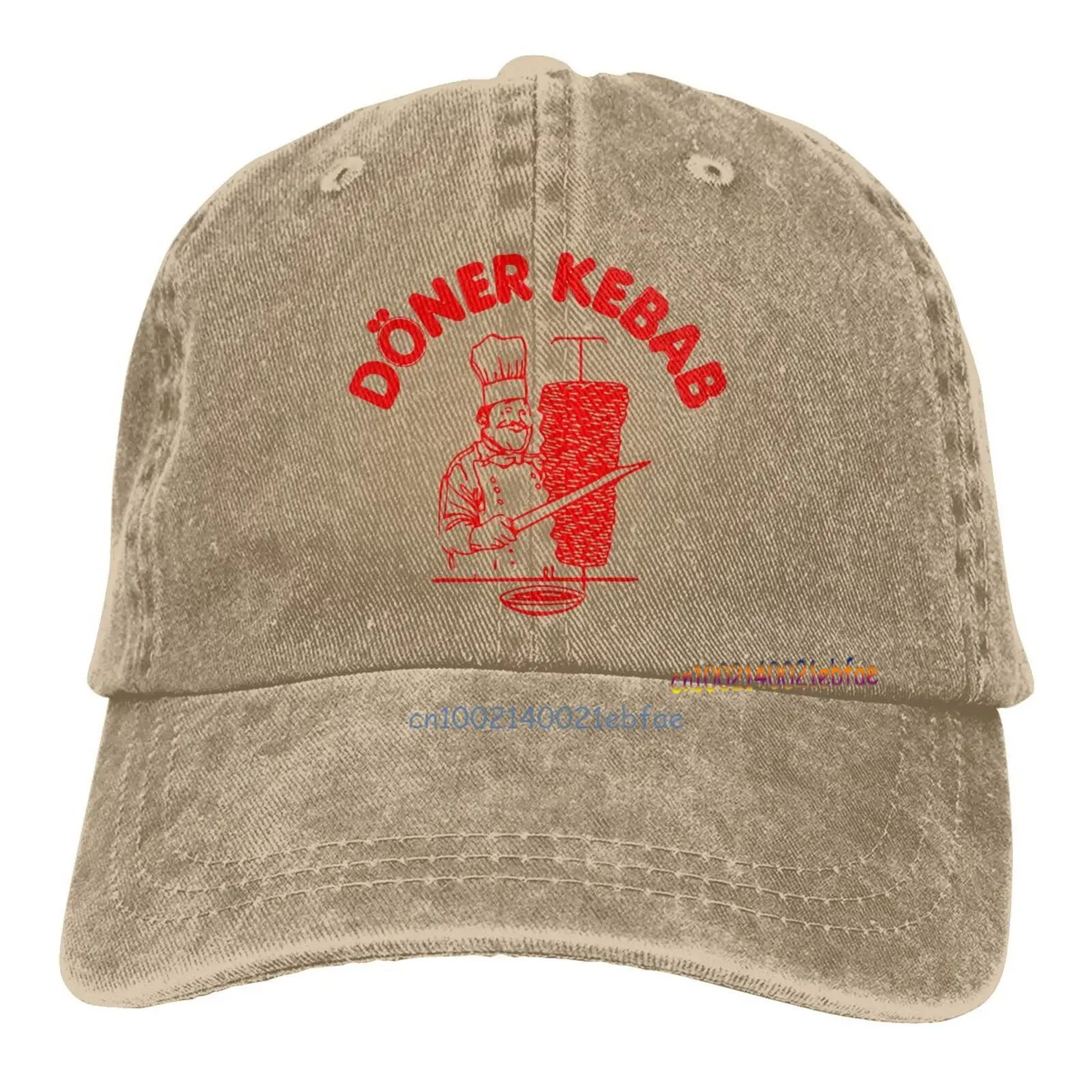 Doner Kebab Graphic Baseball Caps Unisex Casual Snapback Hat Funny Men Cotton Trucker Caps Outdoor Sport Cap Hip Hop Denim Hats