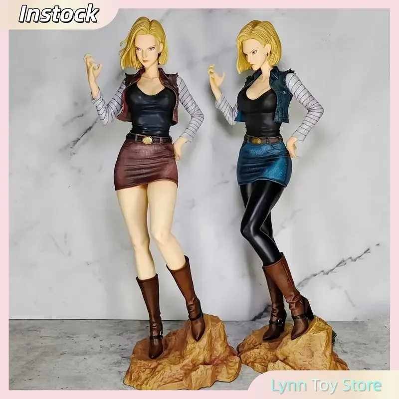 

44cm Dragon Ball Anime Figure Android 18 Pvc Action Figurine Decoration Model Toys For Children Birthday Xmas Christmas Gifts