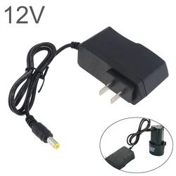 Adaptador de corriente portátil de 12V, cargador de batería de litio utilizado para taladro eléctrico, destornillador, cargador recargable de 12V