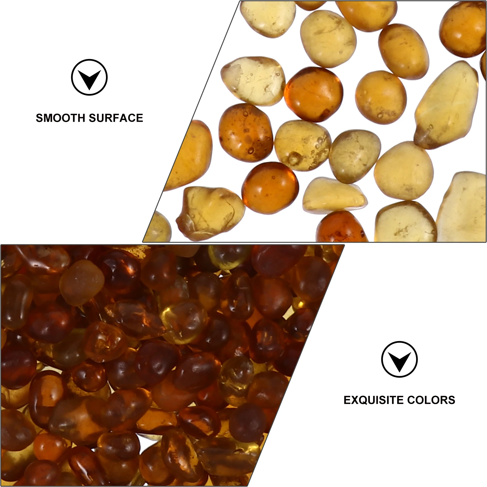 

1 Pack 500G Colorful Crystal Stones Aquarium Fish Tank Glass Stones Transparent Substrate Kids Tank Decor Landscaping Gift