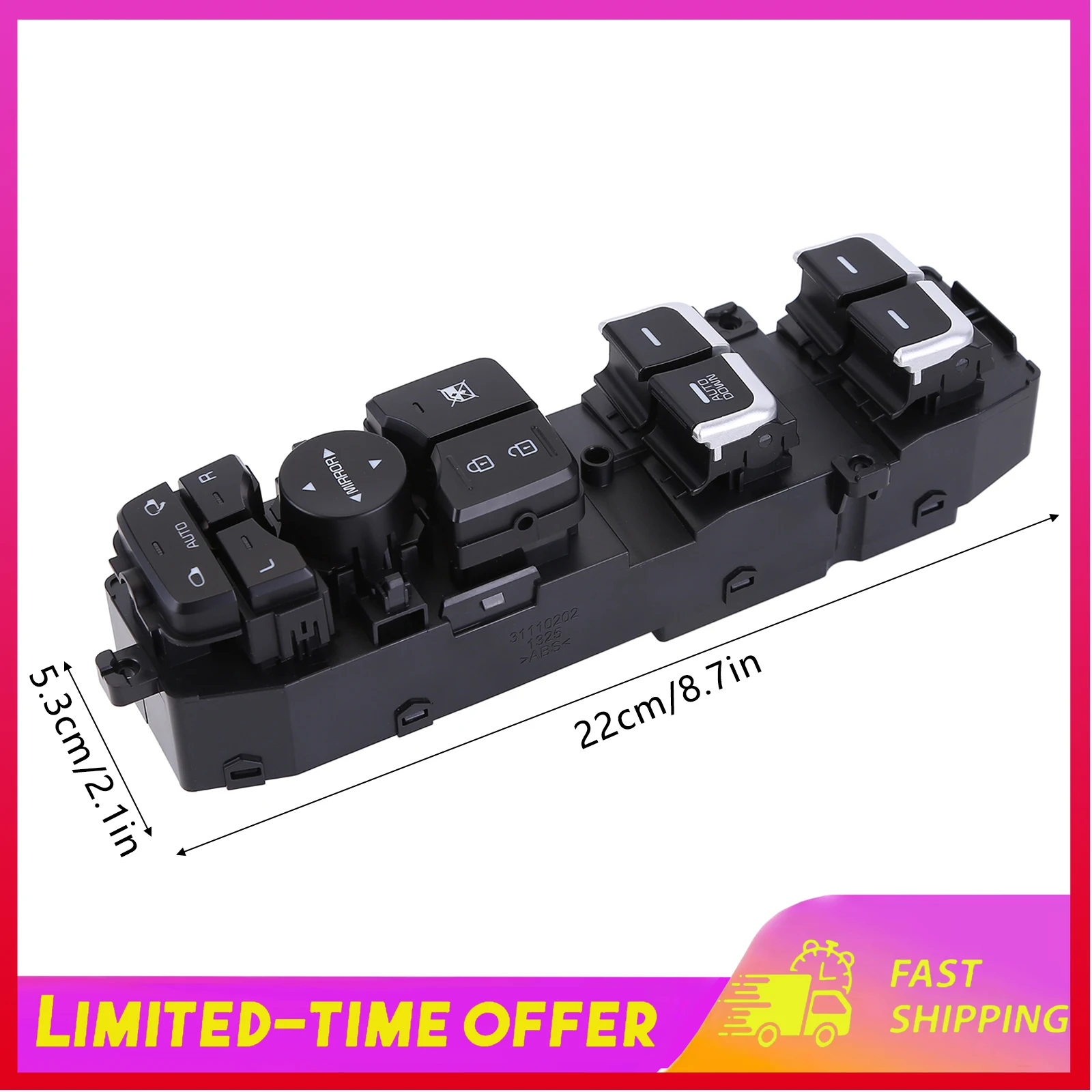 

Driver Power Master Window Switch AutoDown 93570-C5010 Compatible for KIA SORENTO 2015-2019 Automobiles, Parts & Accessories