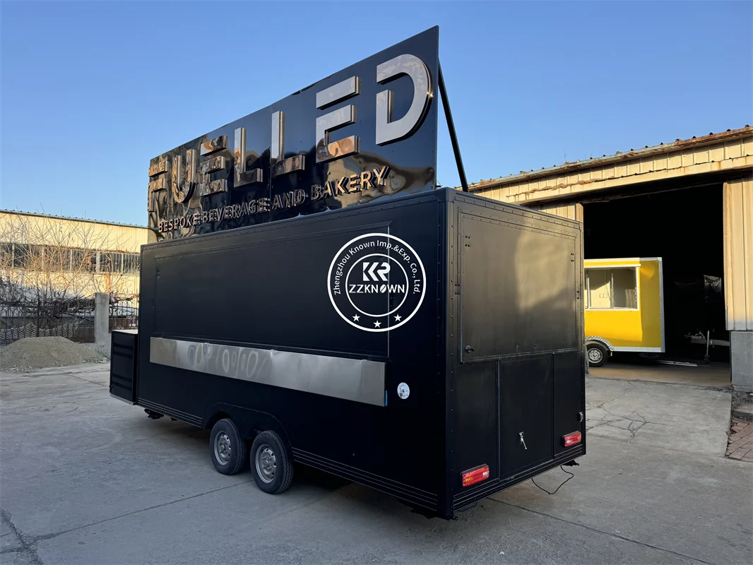 Concession Food Truck Mobile Coffee Cart Coffee Trailer Ice Cream Catering Cart Fully Equipped Street Manufacturer