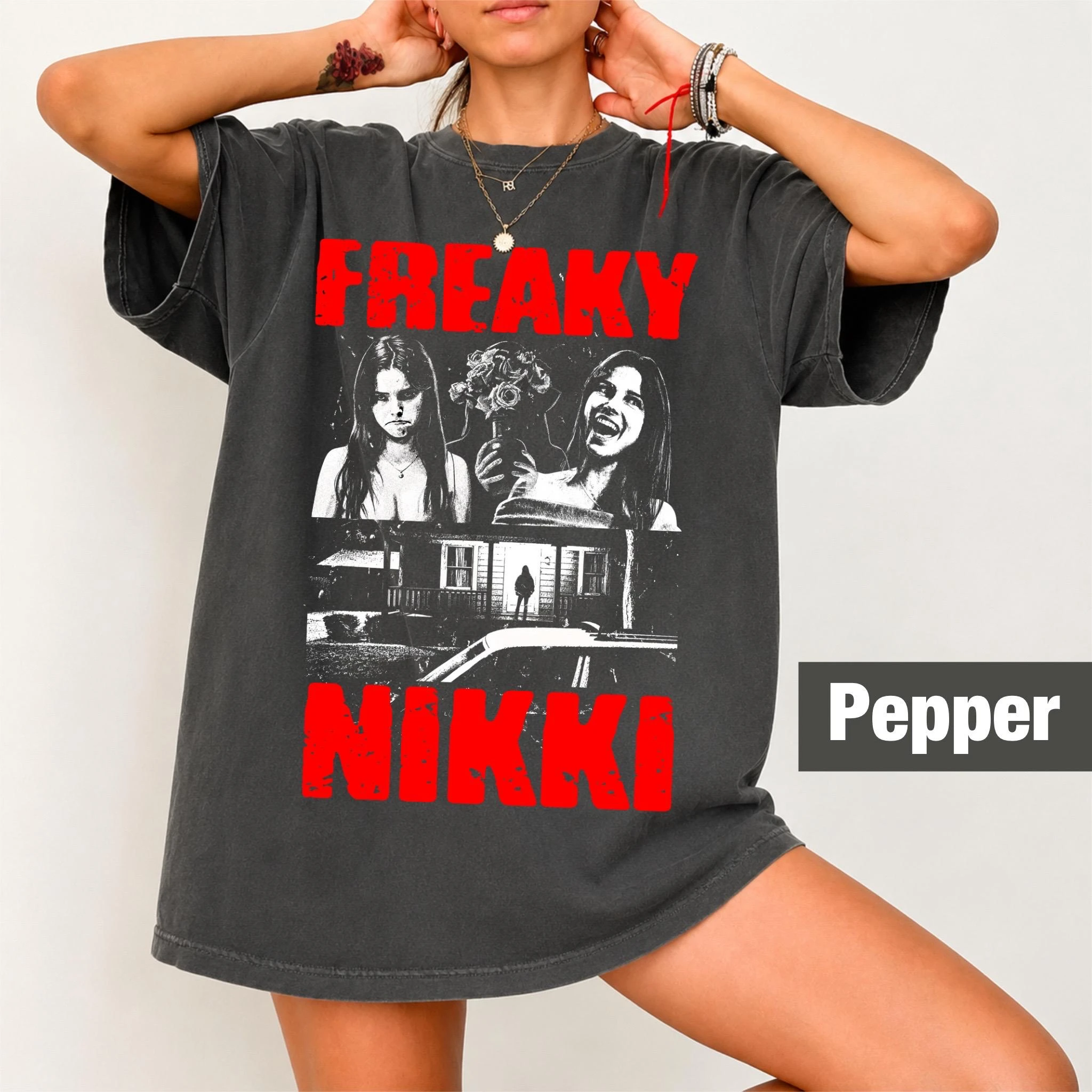 Freaky Nikki Obsession 2026 Inspired Shirt Horror Romance Movie Tee 2026 Summer New Men Women Cotton Breathable T-shirt Y2K