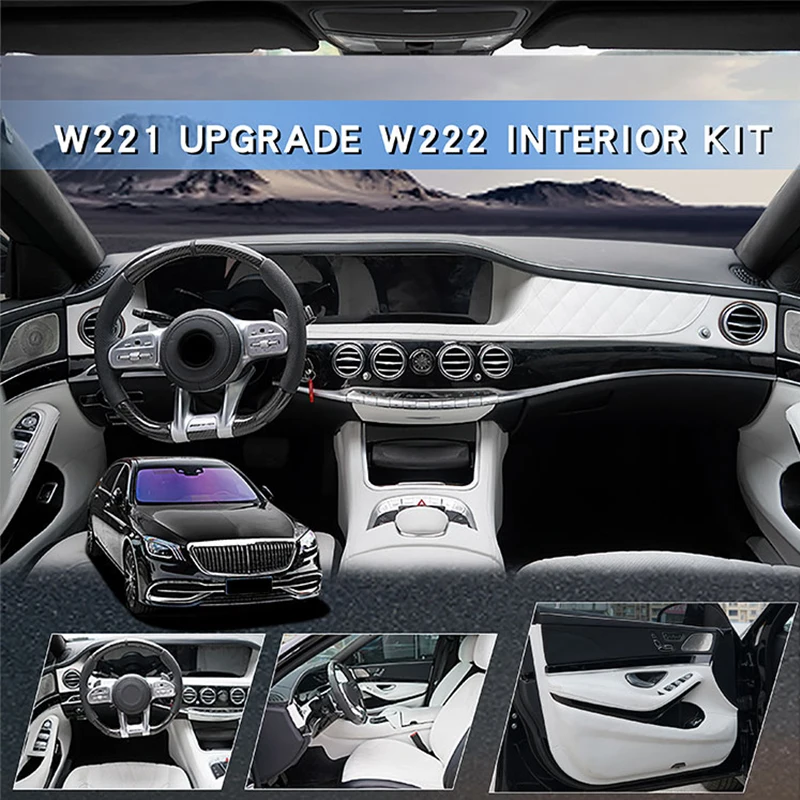 Modification Interior Conversion Upgrade Kits for S-class W221 Upgrade to W222 Interior Accessories