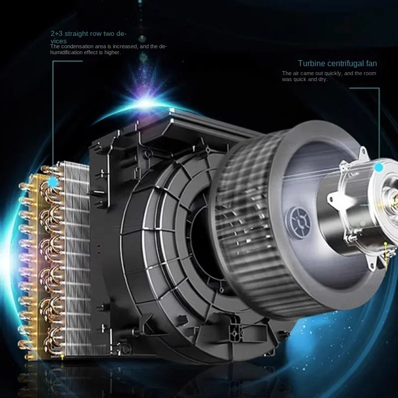 Industrial Dehumidifier Basement Dehumidifier High-power Household Villa Dehumidifier Commercial Dehumidifier Drying