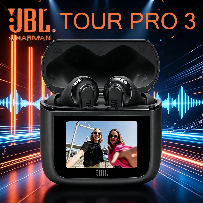 JBL TOUR PRO3 Noise Cancelling Earbuds for Reducing Background Noise