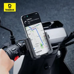 Baseus Bike Phone Holder Stand Bag Handlebar Bicycle 360 Degree Rotatable Cycling Bike Mount Phone Holder for iPhone 15 Xiaomi