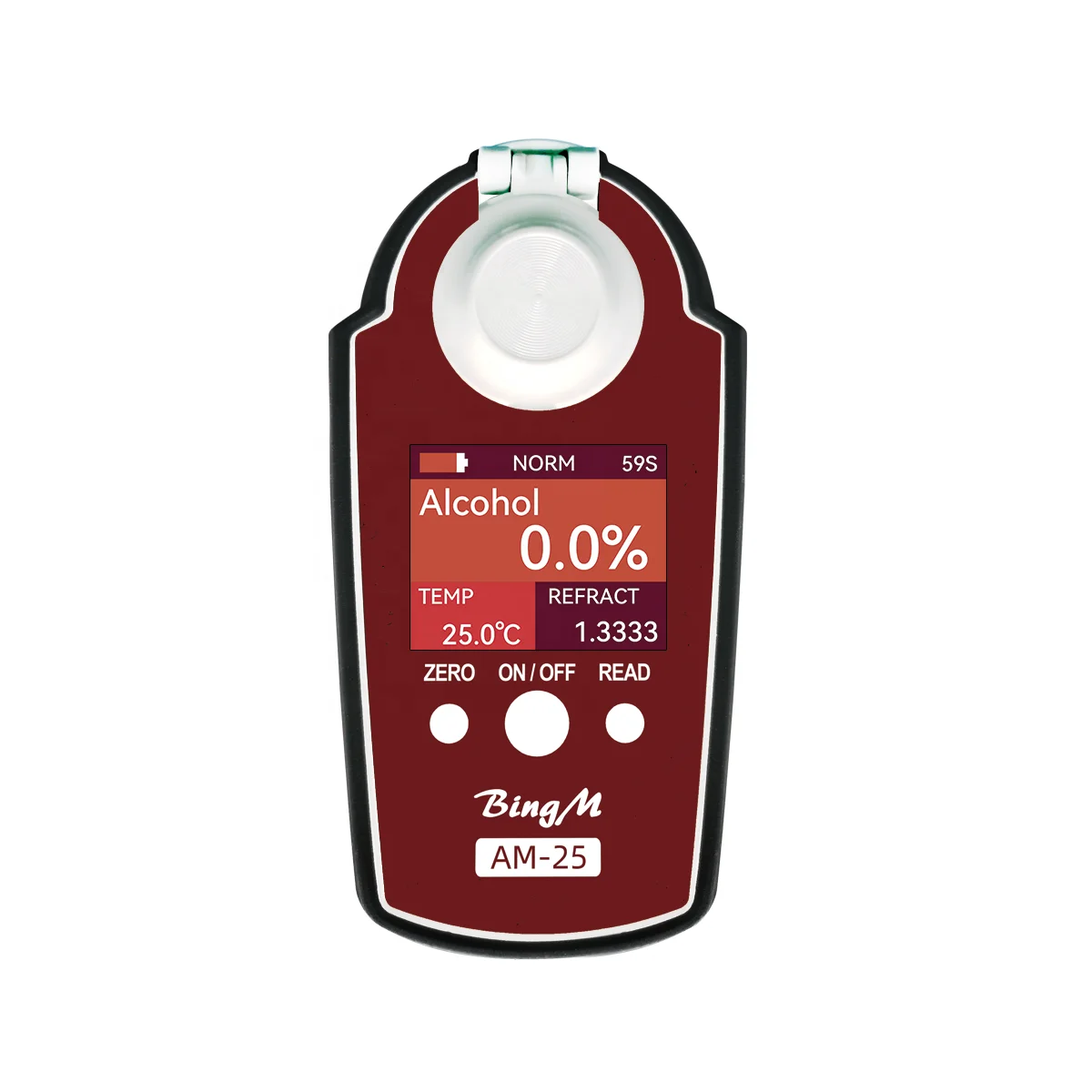 Alkoholmeter Konzentrationsinstrument Alkohol Refraktometer tragbares Alkoholmessgerät