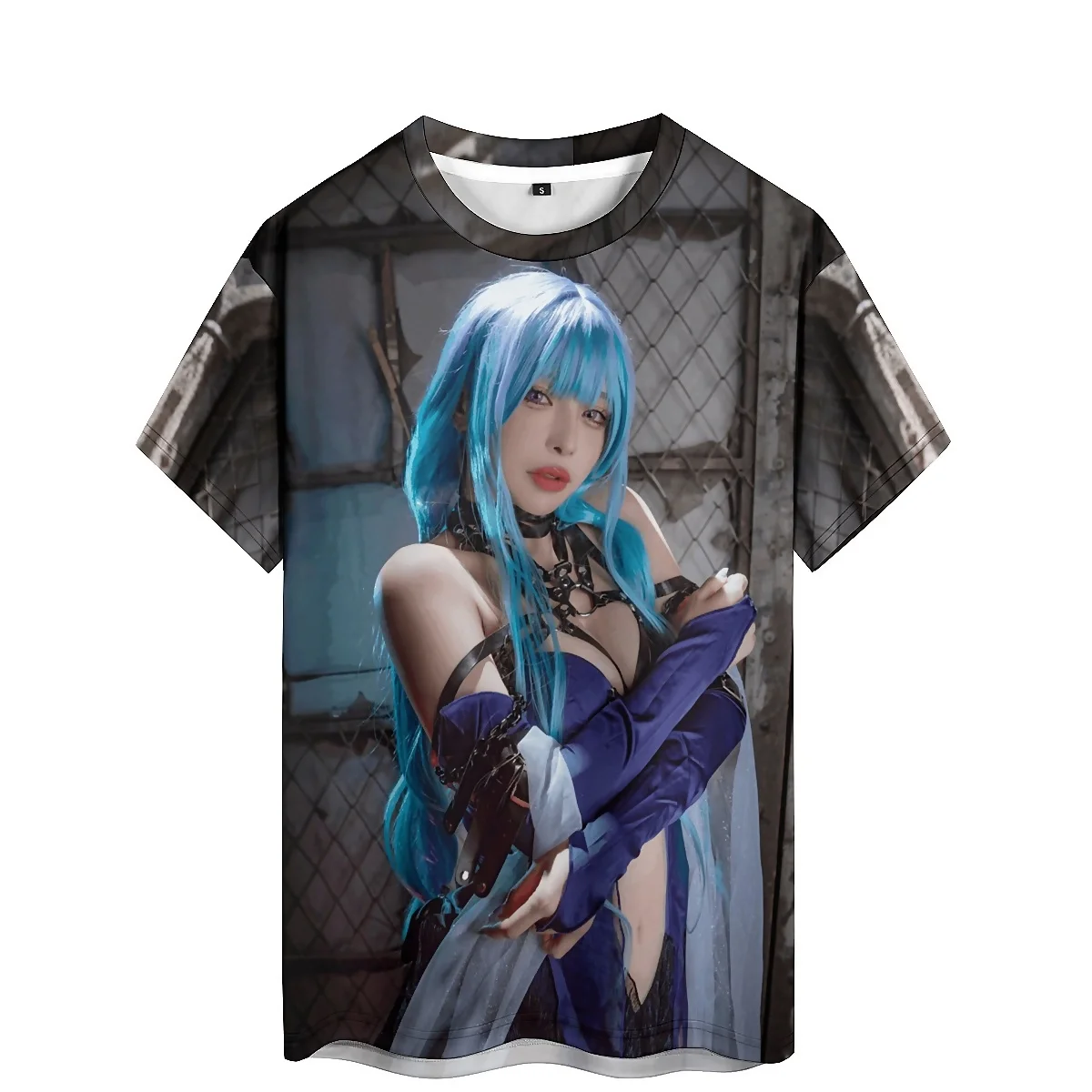 Summer Sports Horror Element Men's 3D Printed Short-Sleeve T-Shirt - High-Quality Shirt Style 3D Top