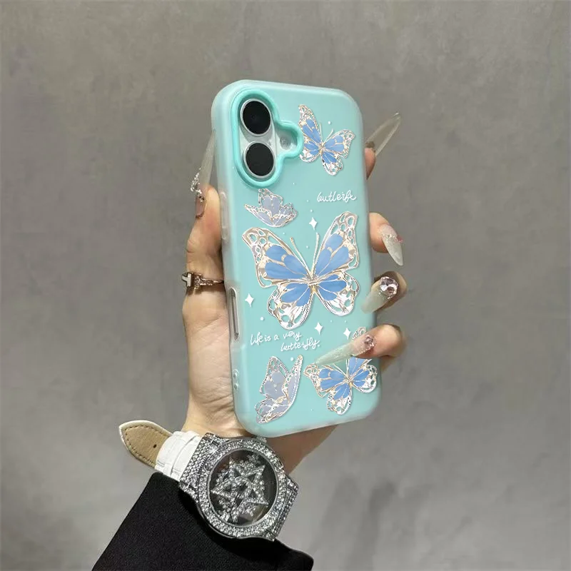 حافظة لهاتف آيفون 17 17air 16 15 Pro Max 16pro 16promax 14 11 13 12 xr xs max