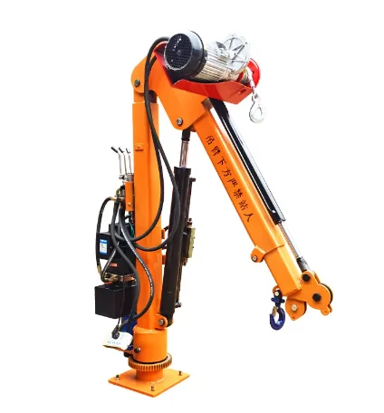 12v 24v 48v 220v Fully Electric Mobile Crane With Remote Control 1T 2T Electric Crane
