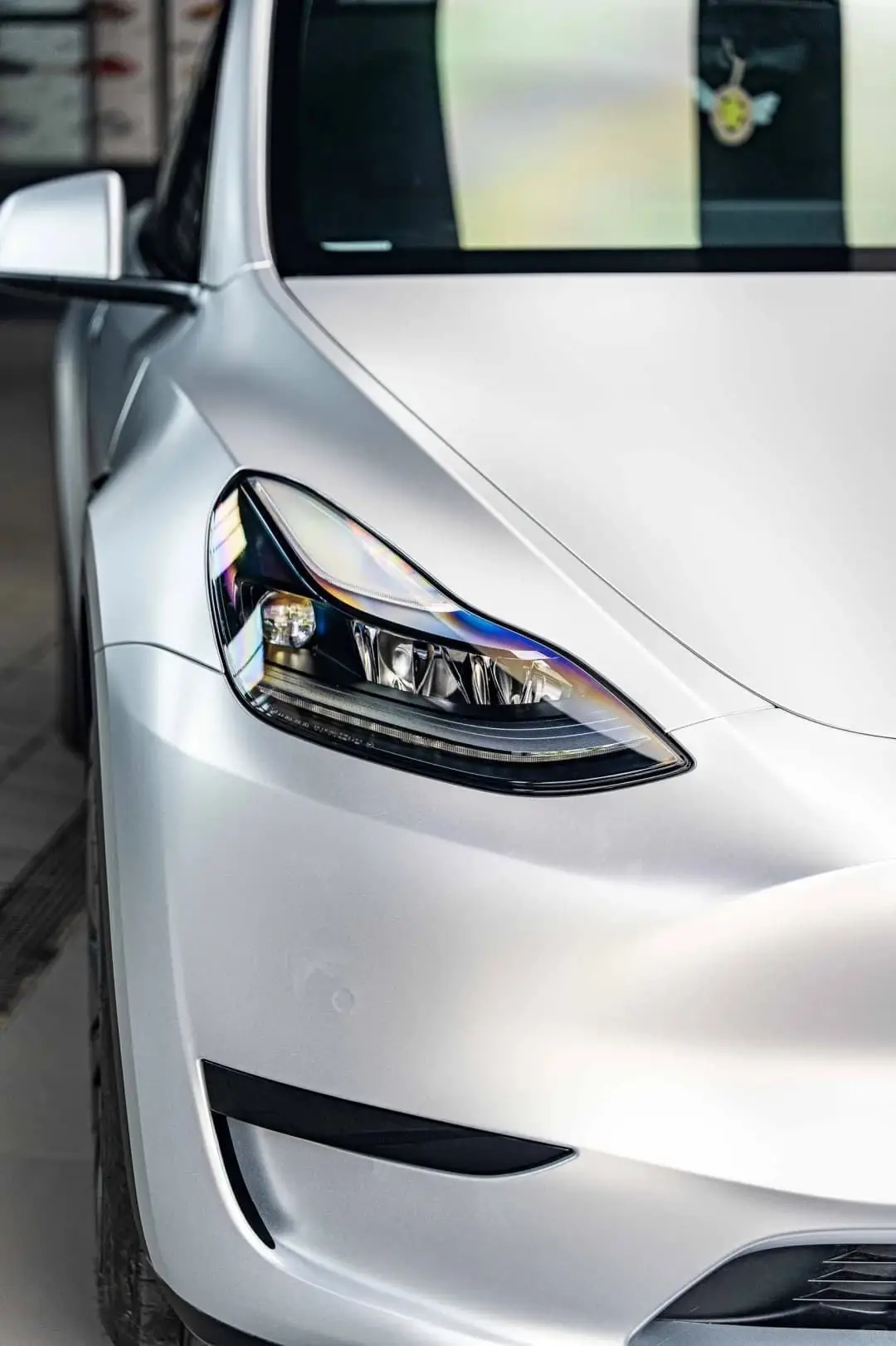 Qualidade superior PET Matte Chrome Alexander Silver Car Wrap Vinil Adesivo Filme de embrulho automático