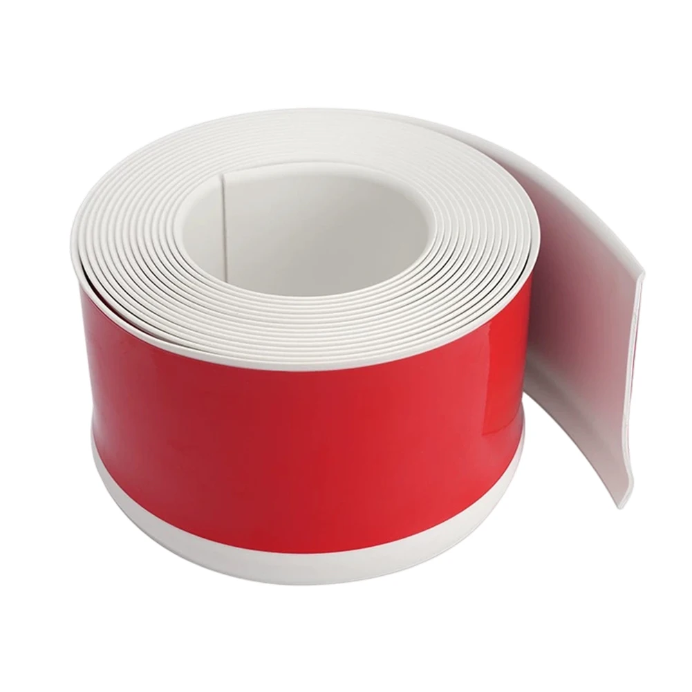 Baseboard For Living Room Decoration Thickened PVC Self-Baseboard Moisture Resistant Corner Edging Strip For Decorating  ﻿ ﻿ ﻿