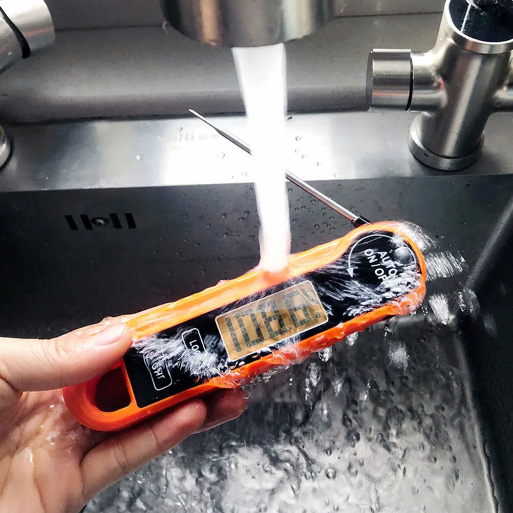 Professional Folding Waterproof Bbq Thermometer for Meat Cooking Grill Barbecue Smoking Instant Read Kitchen Probe Thermometer