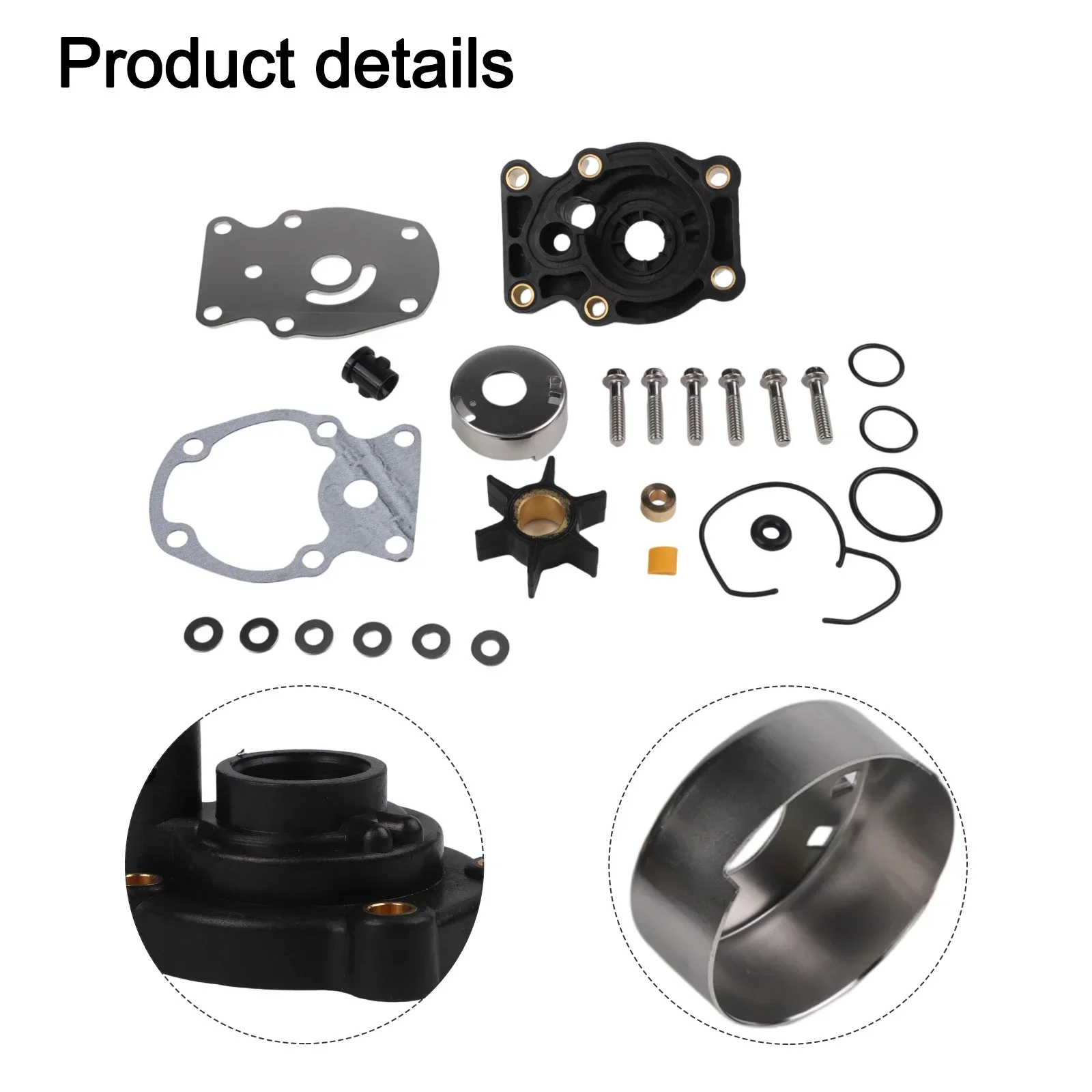 Impeller Repair Outboard Motor Water Pump Replacement Hassle-free Installation Housing And Gaskets Marine Environment Resilience