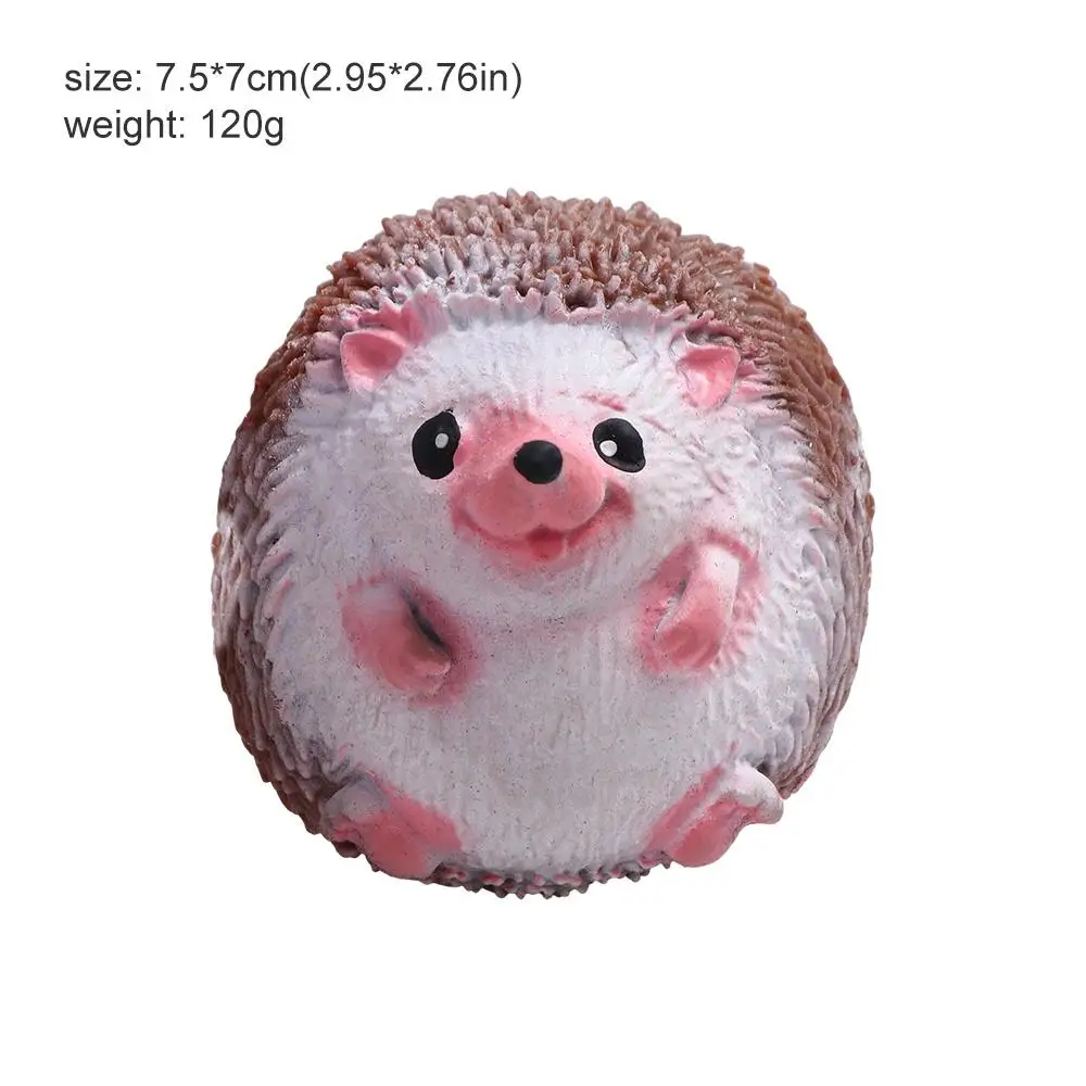 Stress Ball Tiere Cartoon Igel Dekompression Spielzeug TPR Schnell Rebound Zappeln Spielzeug Spaß Squeeze Spielzeug Weihnachten