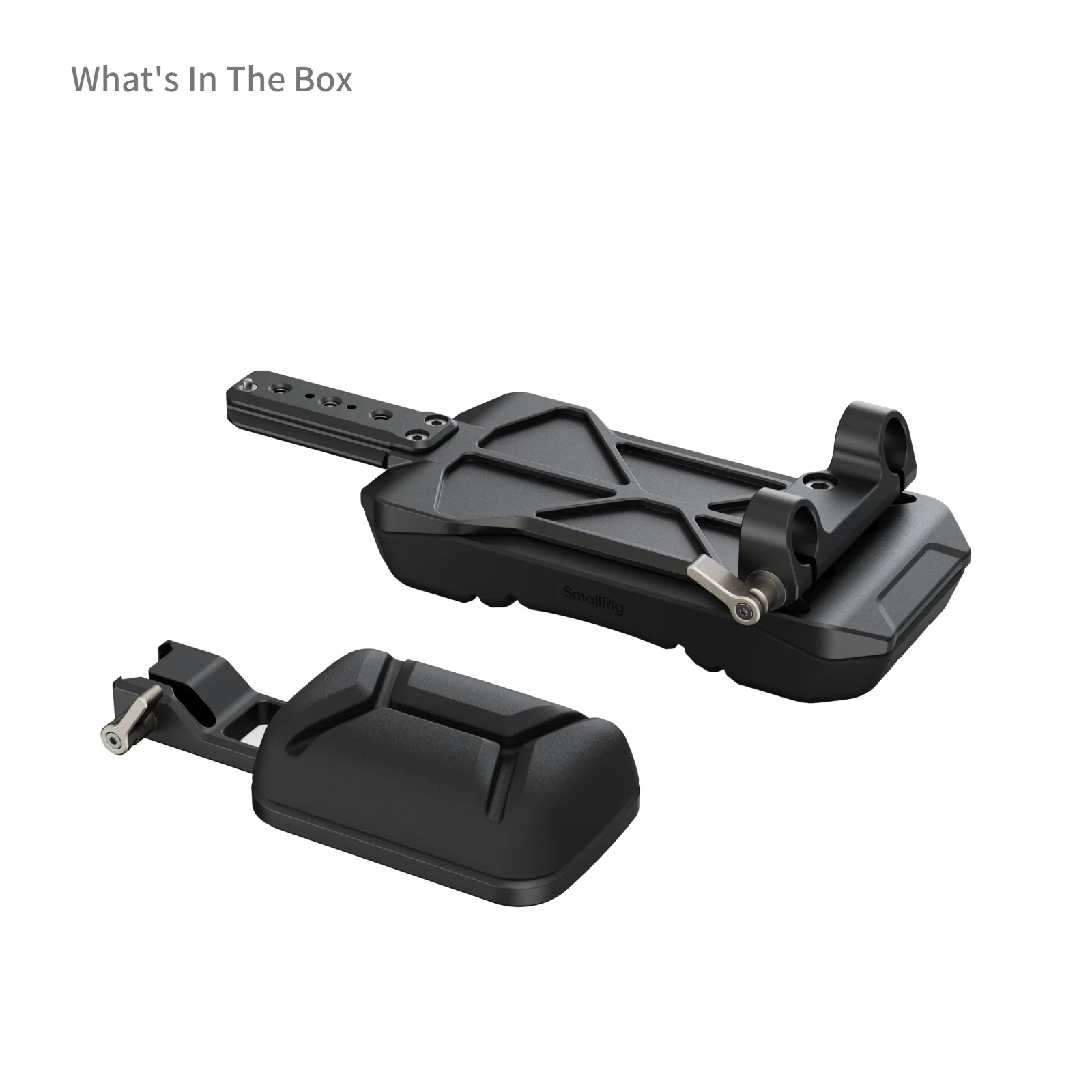 SmallRig universele schouderstuk met 15 mm dubbele stangklem, met schouder-/rugkussen voor verminderde belasting voor Sony voor DSLR-camera -5153