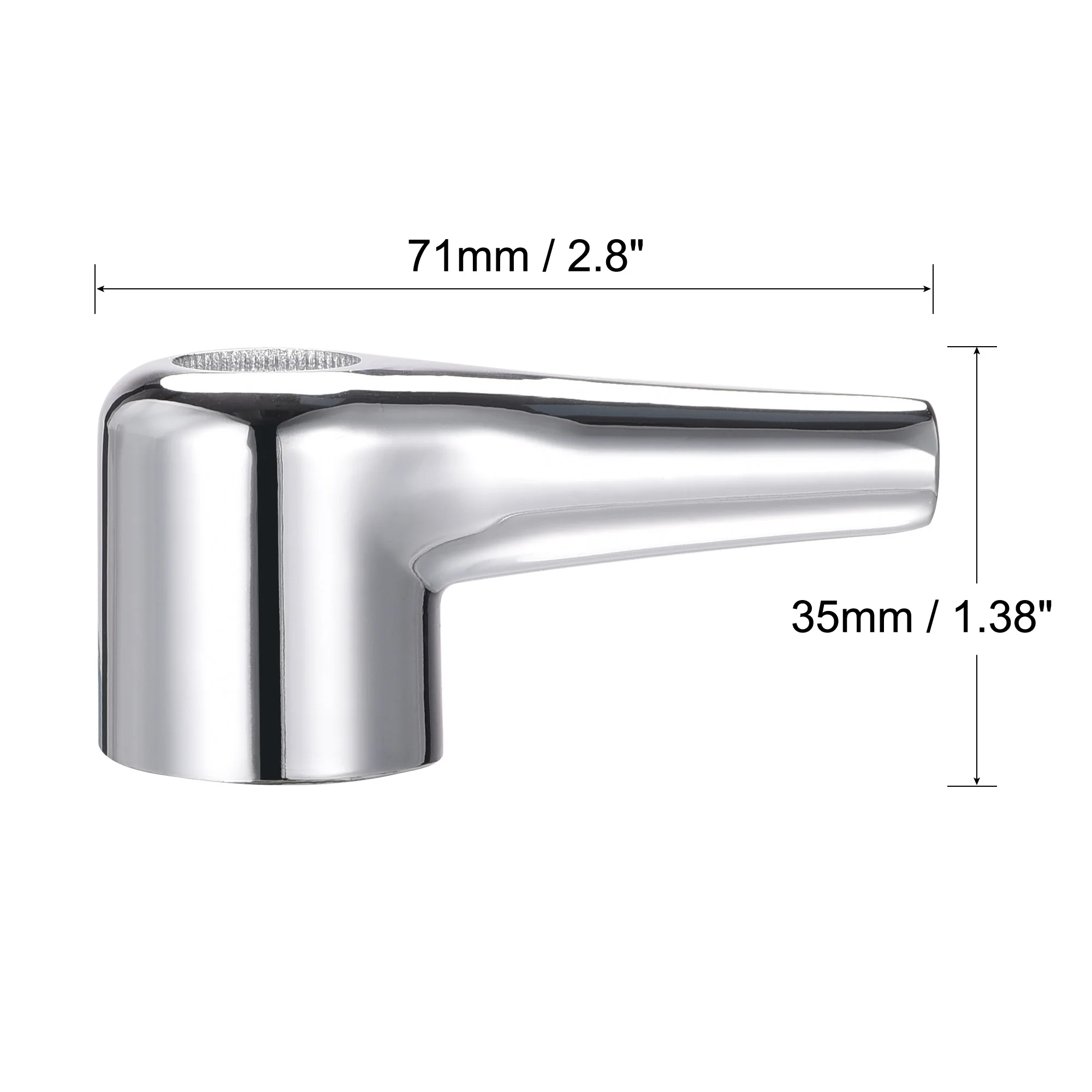 Maniglia leva rubinetto Uxcell, sostituzione maniglia monocomando in lega 71x35x29mm