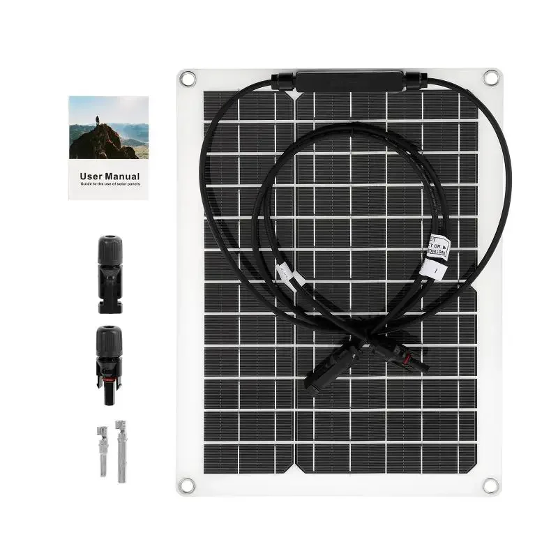 100w 18v Solar panel wasserdichtes Solar panel mono kristallines Solar panel für Wohnmobil boot Auto Camping Batterie ladegerät