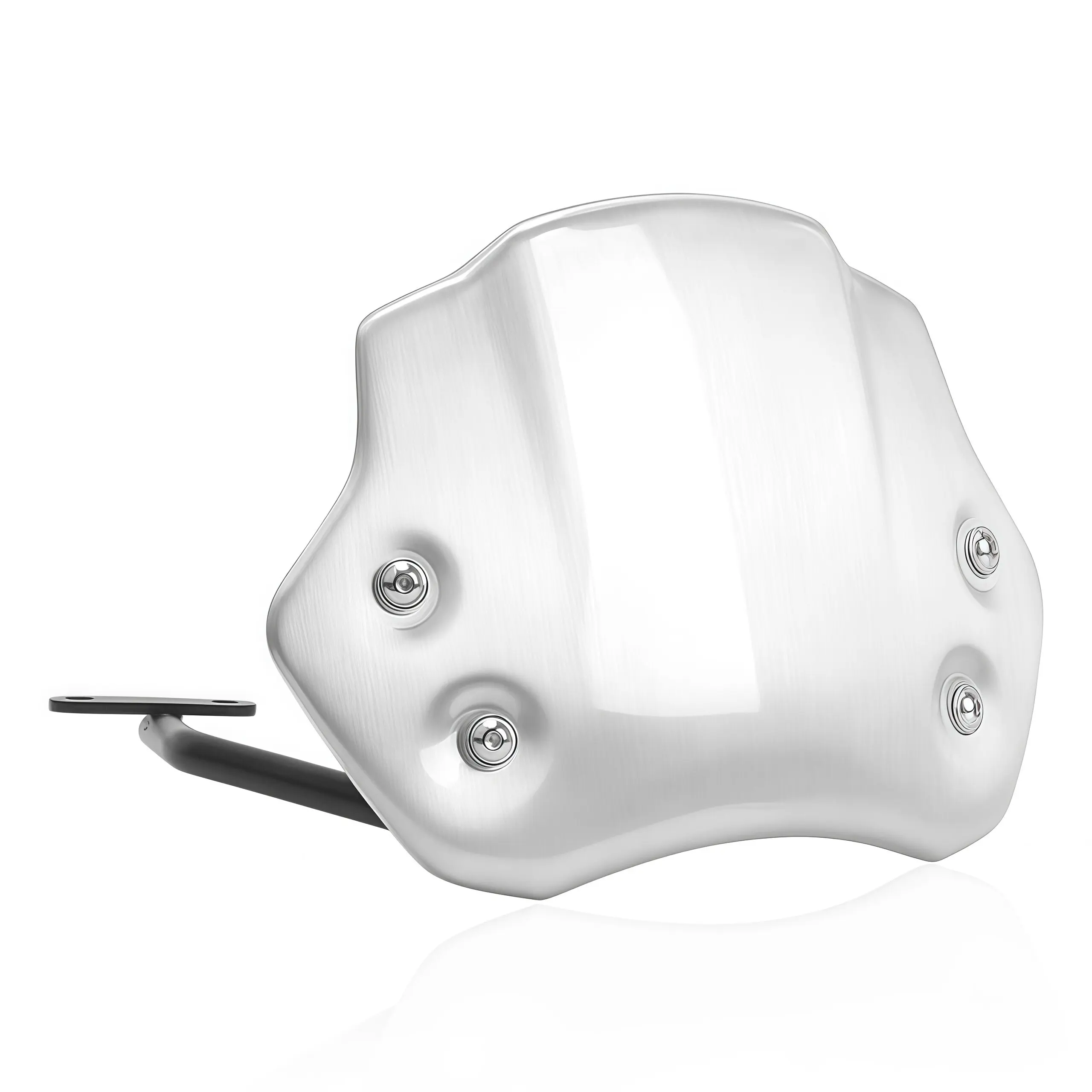 Front Windshield Windscreen Fairing for BMW R NineT R9T Scrambler Pure Option 719 Hand Brushed Aluminum Wind Deflector Kit