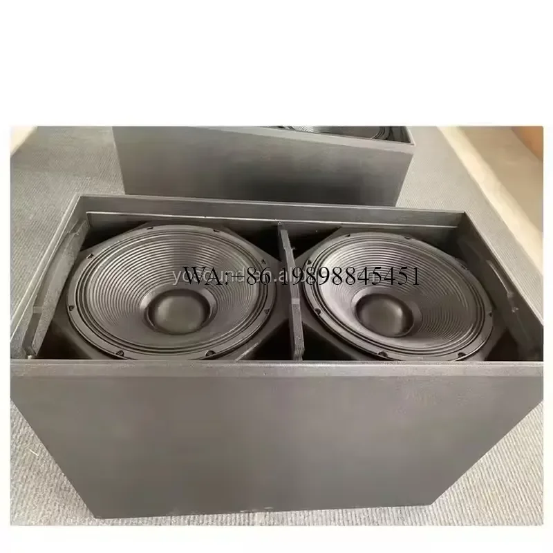 WMWMNU Speakers Subwoofer 18 Inch Subwoofer Box Design Professional Audio Dual 18 Inch Passive Subwoofer S218+