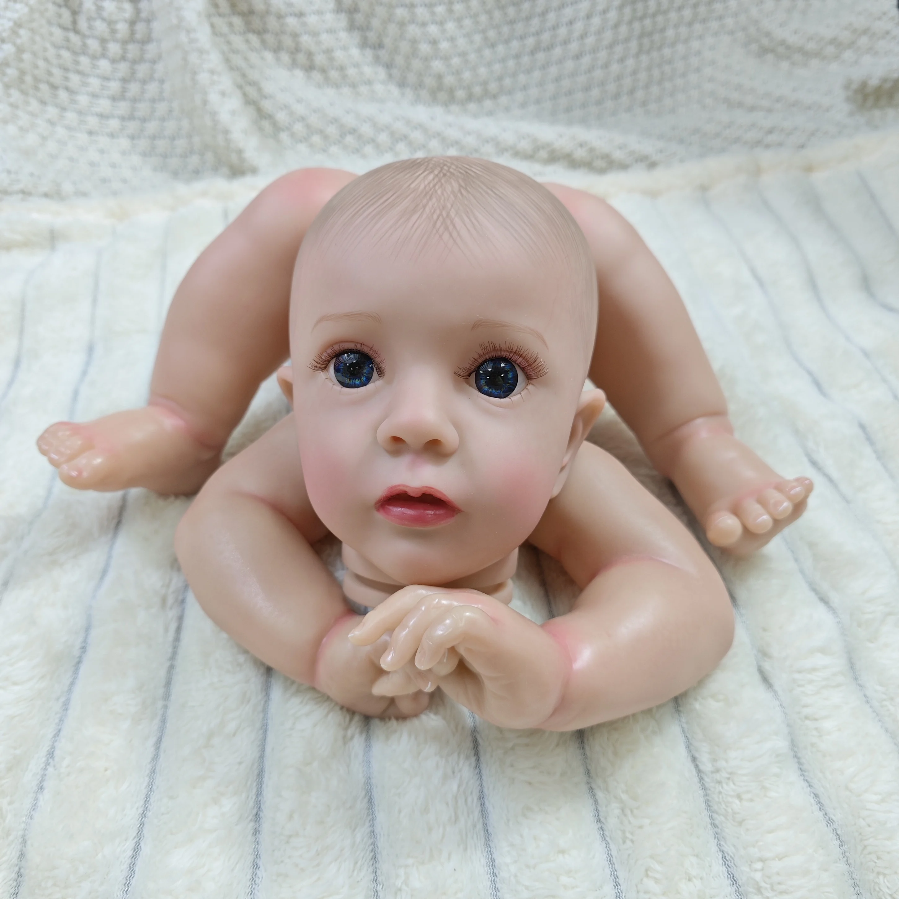 ⚡️ ขาย 24 นิ้วทาสี Reborn ตุ๊กตาชุด Missy Handmade ที่ยังไม่เสร็จตุ๊กตาไวนิลแม่พิมพ์ชิ้นส่วน
