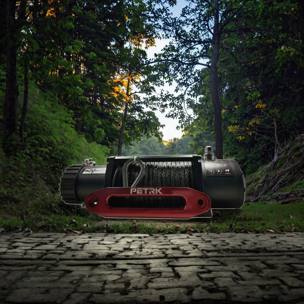 

15-тонная электрическая дорожная лебедка, сверхмощный металлический тросовый подъемник для джипа, внедорожного восстановления, домашнего использования, подходит для фермерского спасения