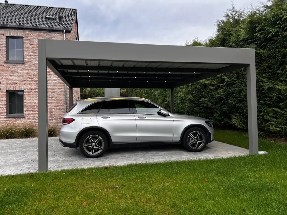 

Customized Electric Pavilion Waterproof Motorized for Outdoor Carport Sunshade Aluminium Gazebo for Patio Louvered Roof Pergola
