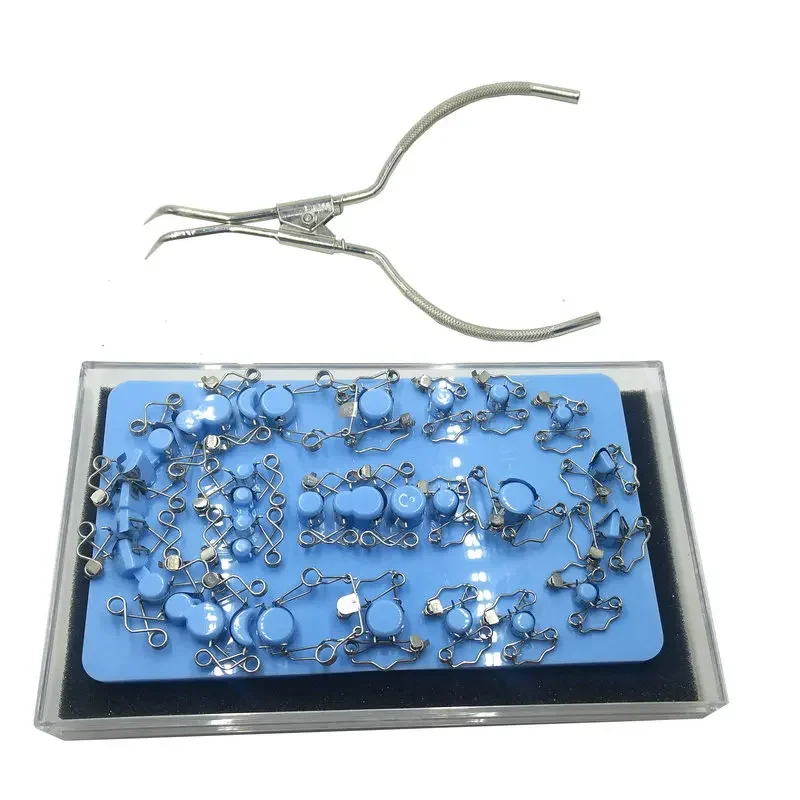 

25pcs Dentals Sectionals Matrixs Systems Complete Set Tooth Matrices with Forceps