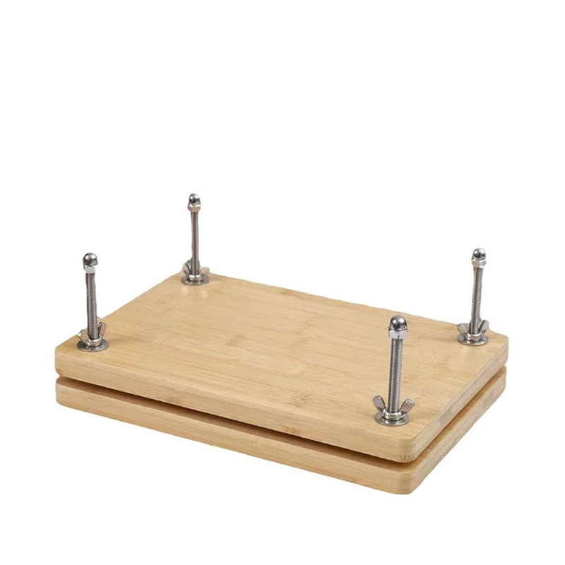 Picture 6: Book Press Wooden  Press Bookbinding Stable Book Binding Tool Manual Paper Press Handmade Book Binding 2/3Floor Desktop DIY Tool