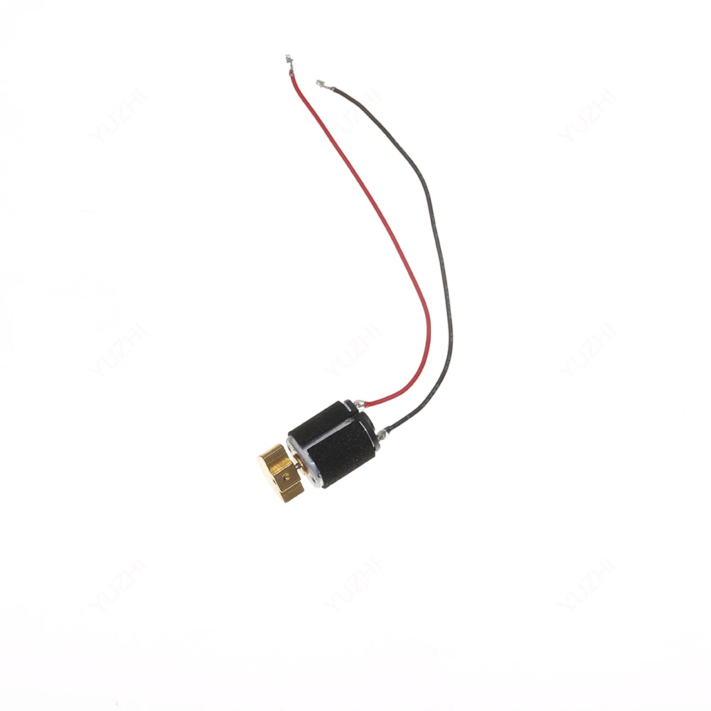 Mini 10mm Vibration Motor with 4mm*6mm Copper Eccentric Wheel Motor DC 3V 5V 6V Vibrator with 75mm Wire Length