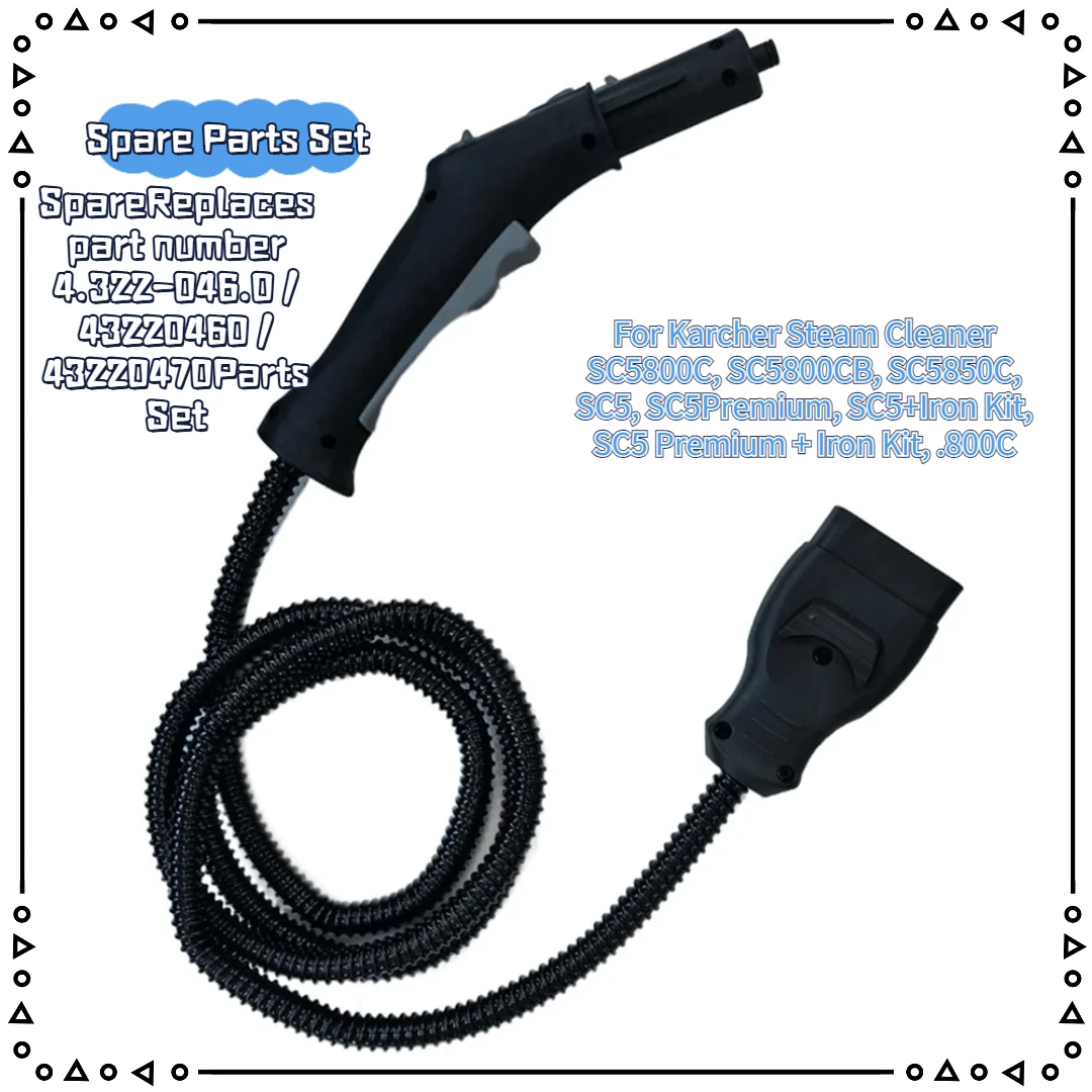 Manguera para limpiador a vapor Karcher SG 4/4 SC5, manguera para limpiador a vapor SG 4/2 Classic, piezas de repuesto 43220460/43220470