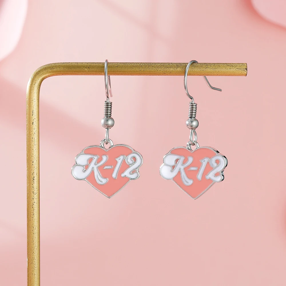 Melanie Martinez Creative Earrings Pendant Cry Baby Heart K-12 Fashion Jewelry Fans Exquisite Accessories Gifts for Friends