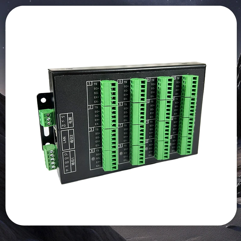 4-16-канальный преобразователь сигнала тензодатчика RS485 Ethernet, высокоточный усилитель для сбора данных измерения силы датчика