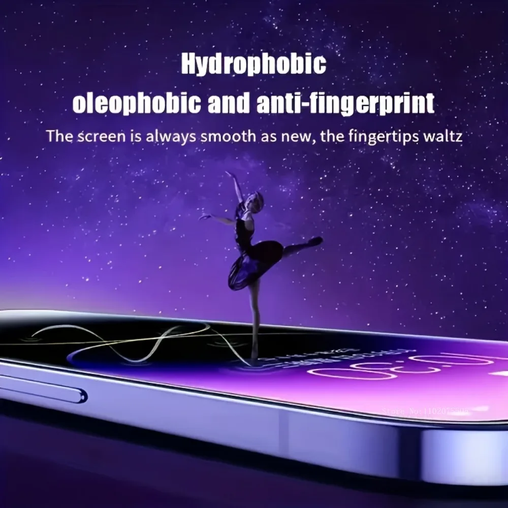 3 قطعة 9D الزجاج المقسى آيفون 16 برو ماكس 16E 14 15 زائد 9H صلابة واقي للشاشة آيفون 17 برو ماكس 11 12 ميني 13 برو ماكس #2