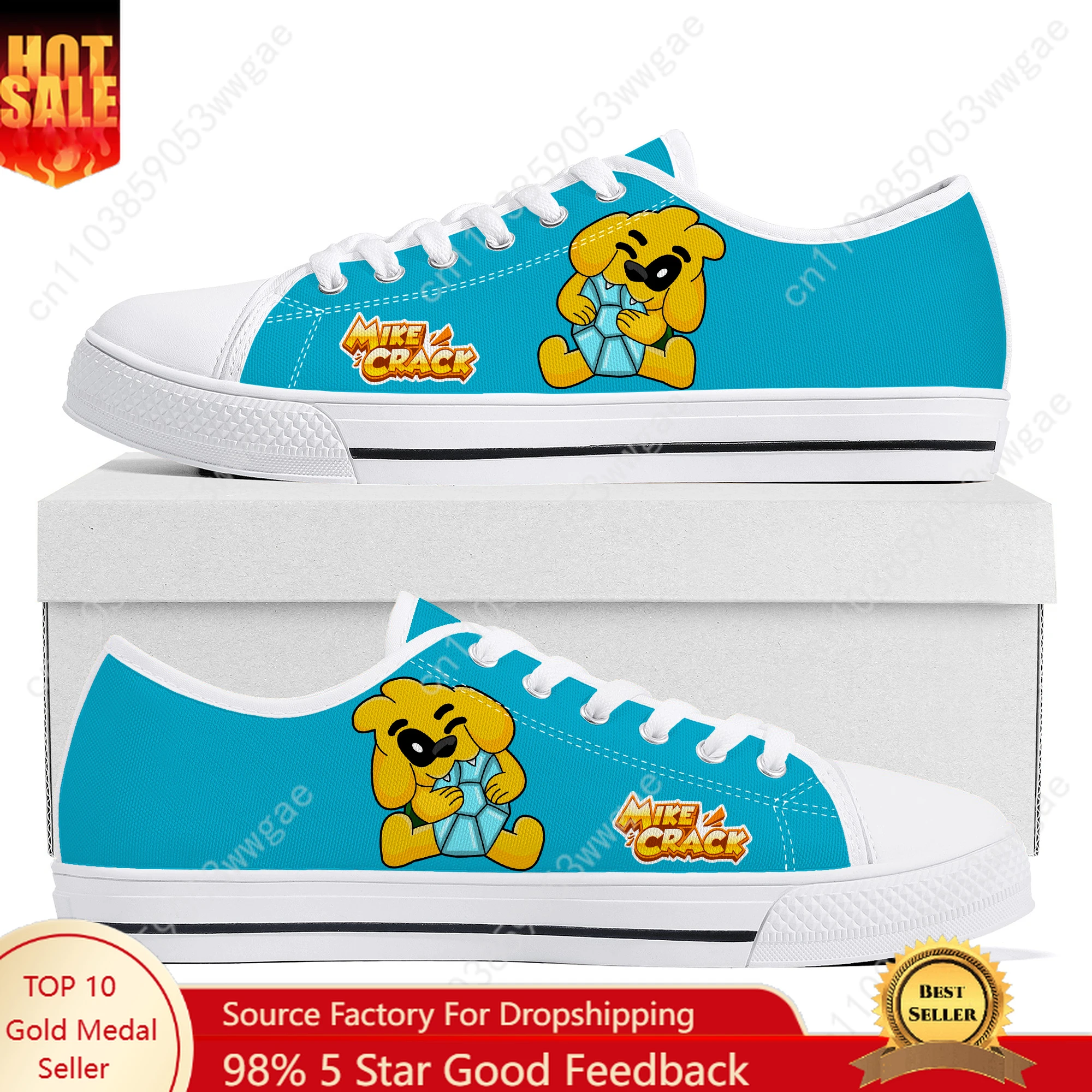 

Mikecrack Low Top Sneakers Mens Womens Canvas Sneaker High Quality Confortable Casual Couple Shoes Cartoon Tailor-made Shoes