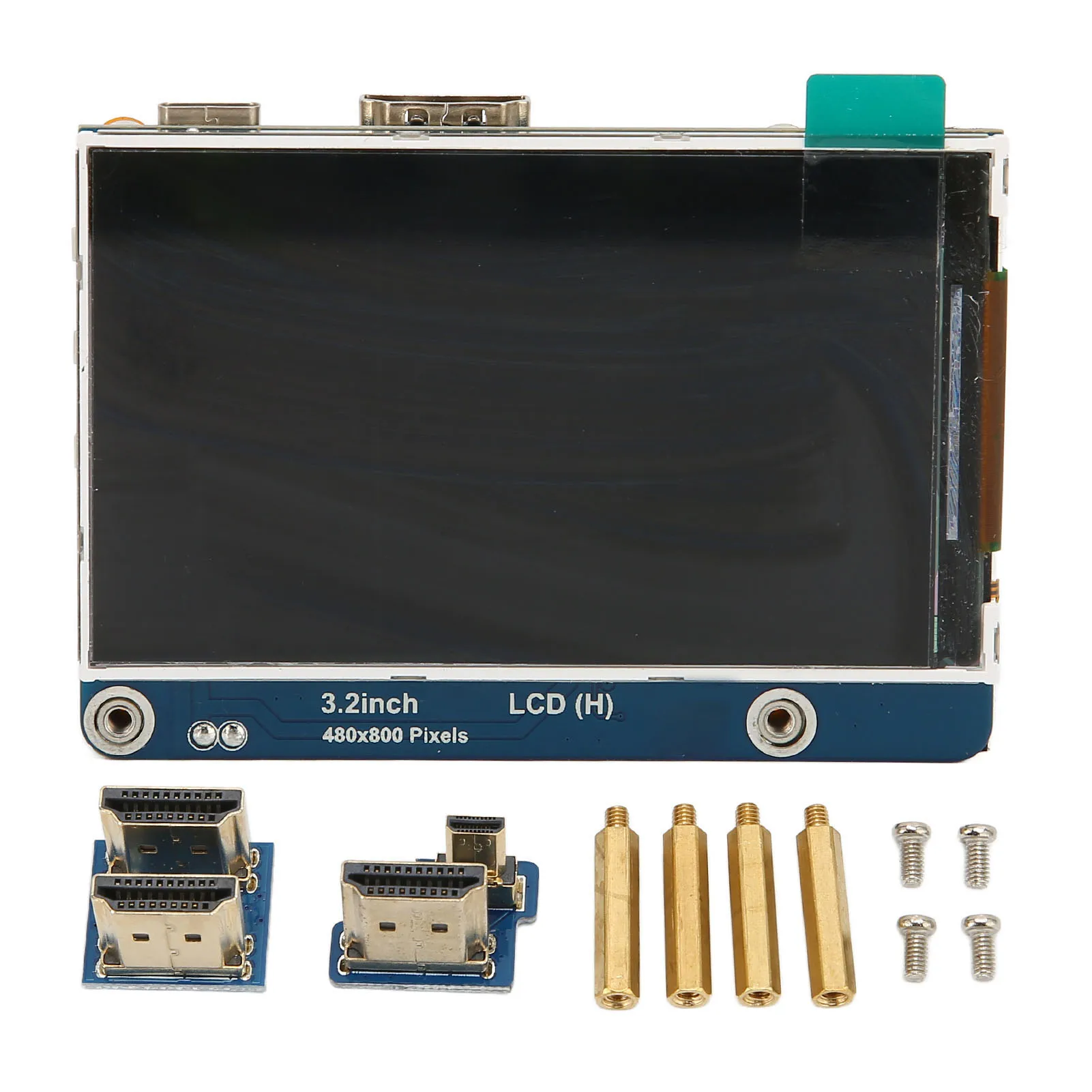 480P 3.2in Display 3.2in Display for Raspberry Pi High Definition Multimedia Interface HD  Regulable Brightness 480P Display