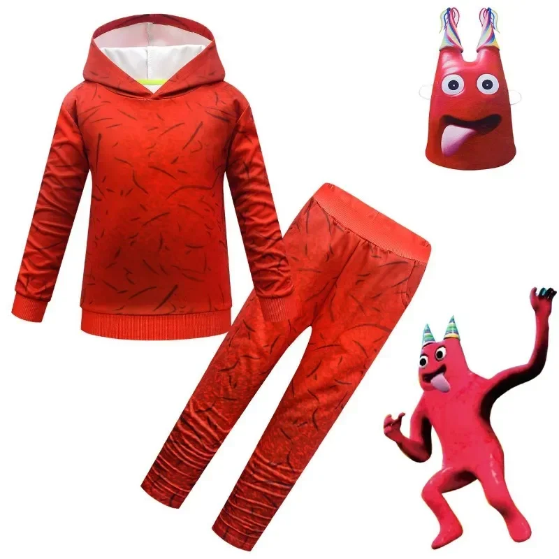 Banban of Garden Costume for Kids Cosplay Jumbo Josh Monster Hoodies Sweatshirt Suits Christmas Halloween and Masquerade Party