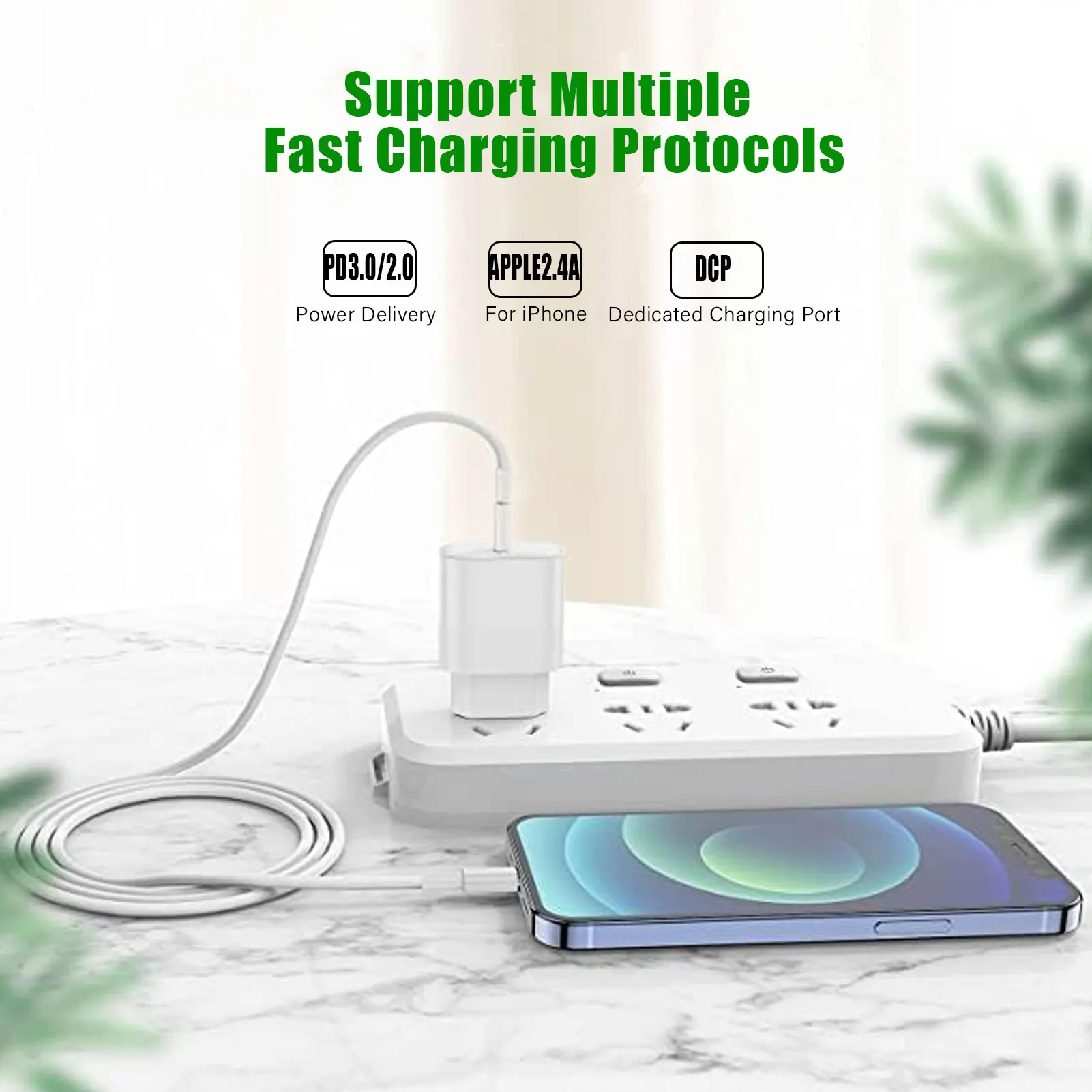 PD 30W fast charger for iPhone 16 15 14 11 12 13 Pro Max Fast Charging Cable For iphone charger USB C  for Apple wall Charger image 3