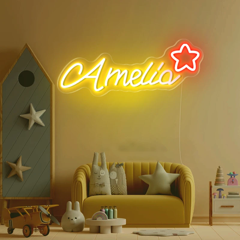 Custom Name Sign Personalized Text Logo Names Customized LED Neon Signs Birthday Wedding Party Bar Wall Light Decoration