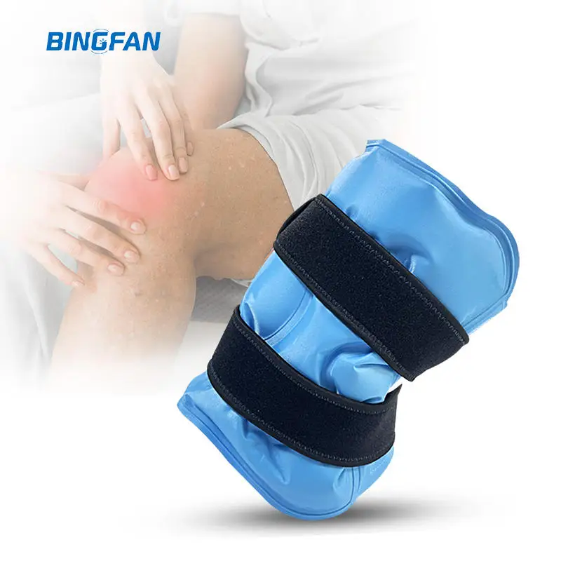 Ice Pack Knee Pain Relief Reusable Gel Ice Wrap Leg Injuries Swelling Knee Replacement Surgery Cold Compress Tool